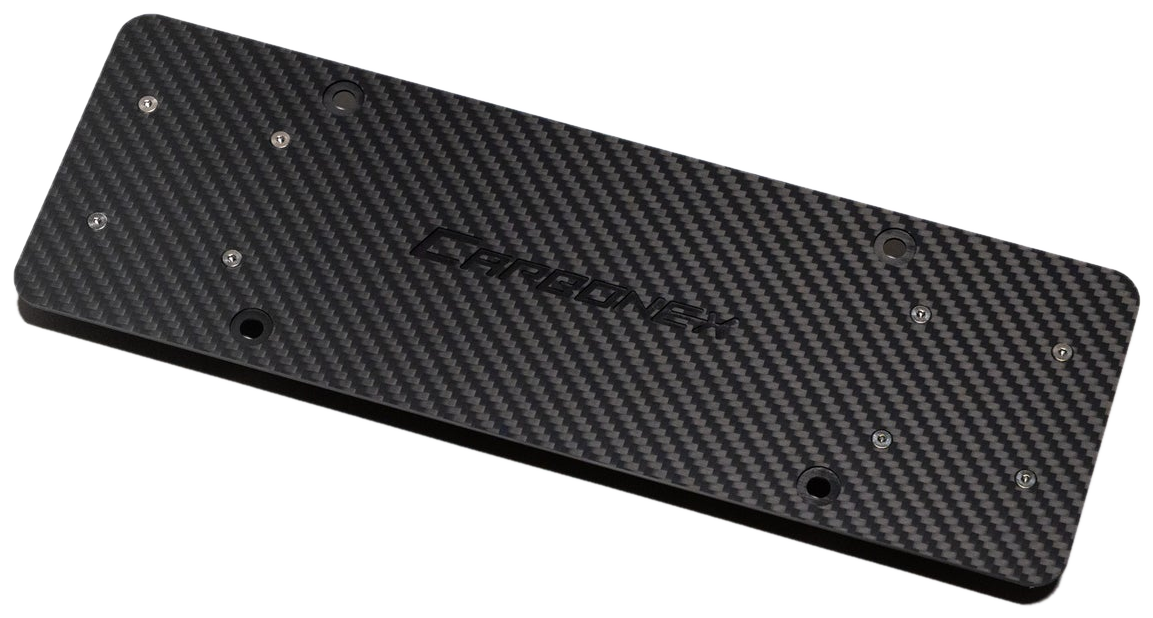 AUTO BITS UK carbon fibre magnetic number plate holder